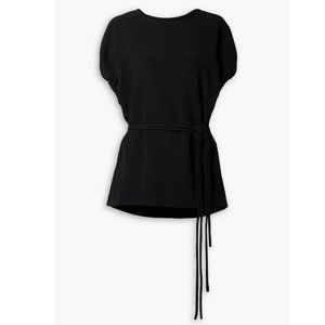 PROENZA SCHOULER Cord-waist crepe top